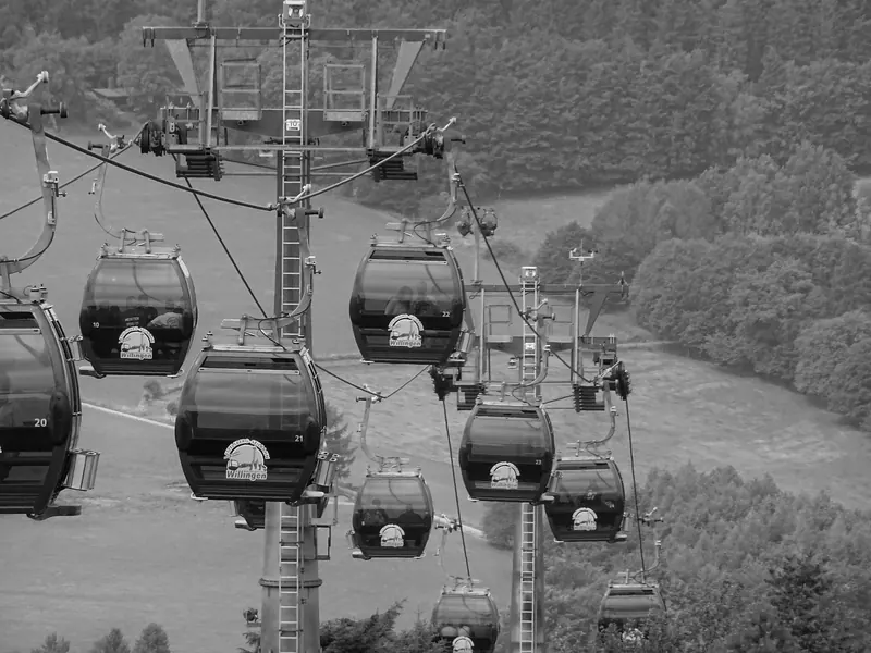 Kabinen der Ettelsberg Seilbahn